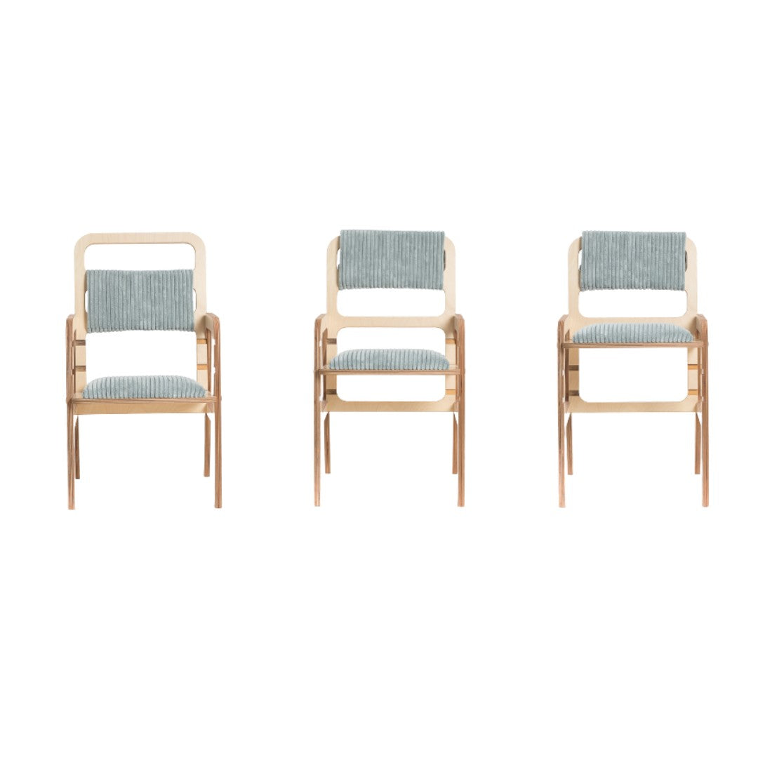 Adjustable Children Chair Luula - Mint Green