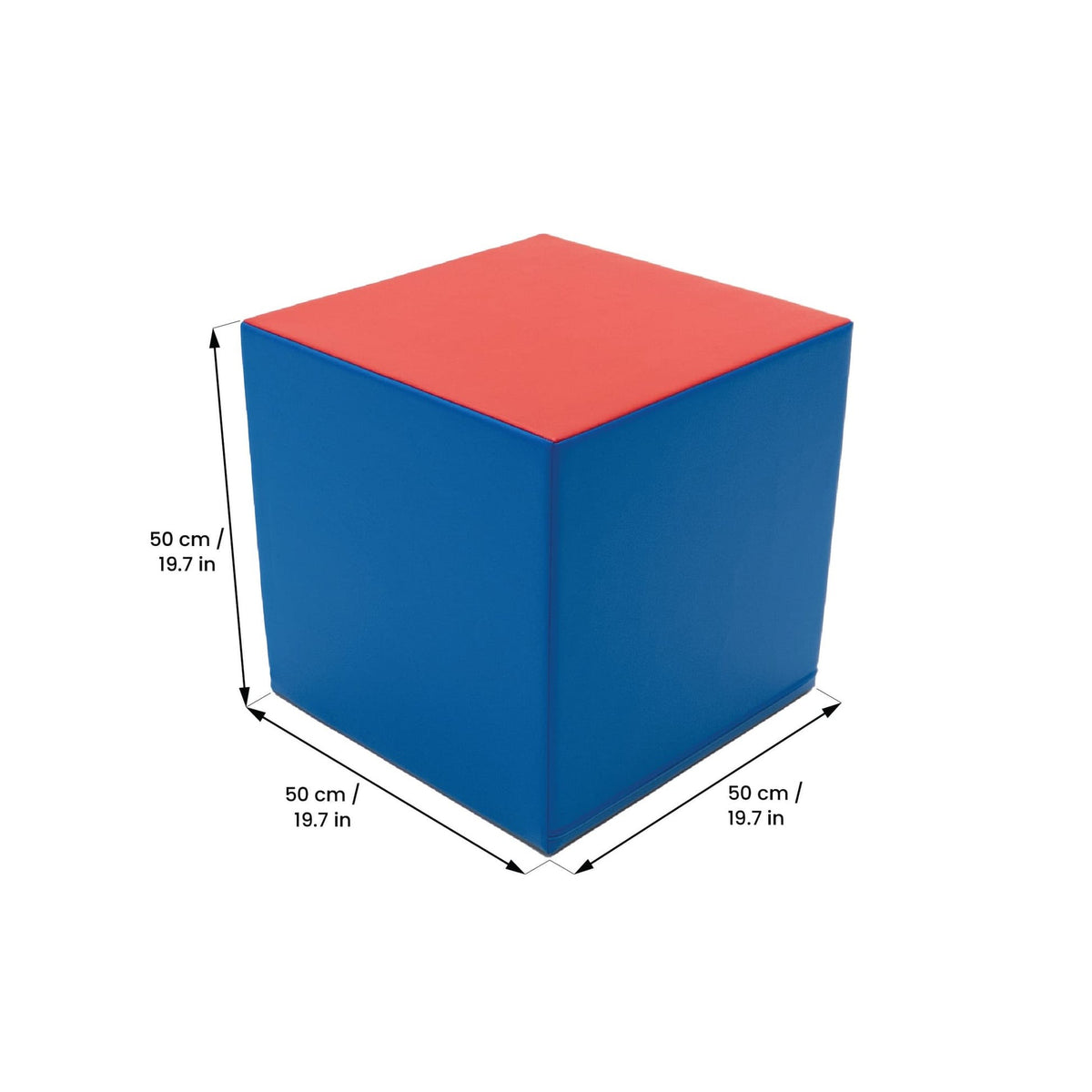 IGLU foam mega cube building block, blue and red – photo 4