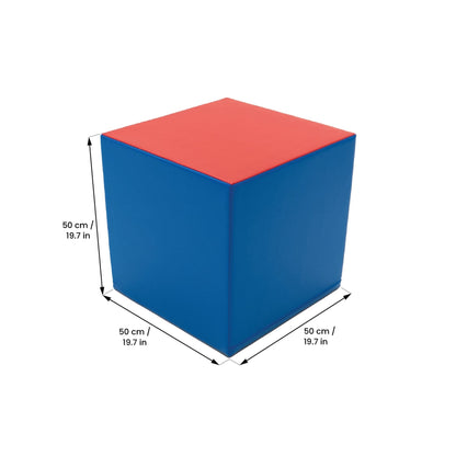 IGLU foam mega cube building block, blue and red – photo 4