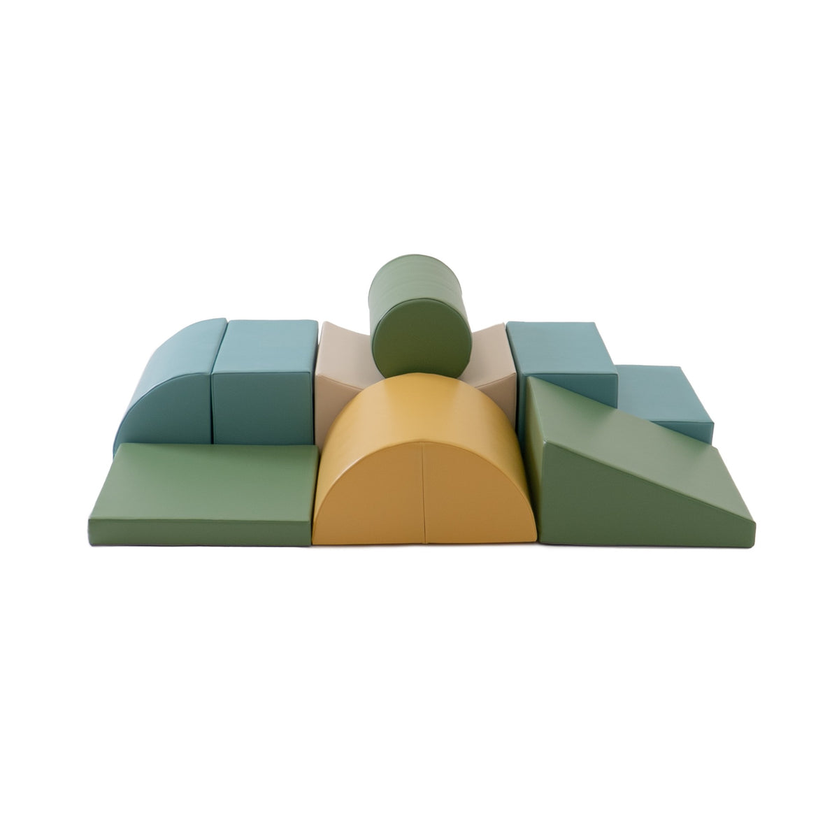 Soft Play 8 Foam Block Set - Pastel Turquoise Adventurer