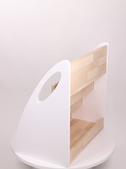 Montessori Bookshelf With Book Storage - 4 Shelves