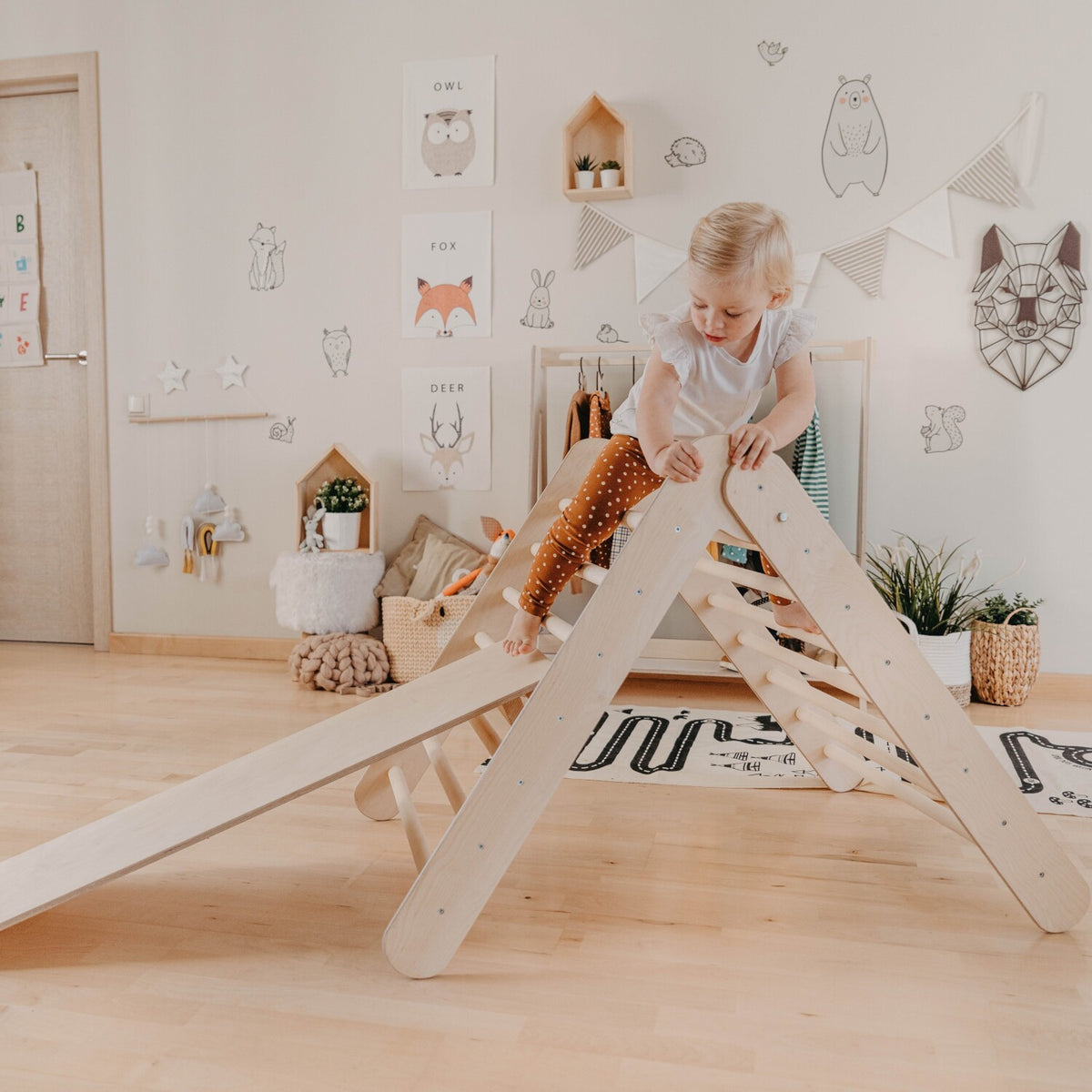 Montessori Climbing Triangle With Ramp