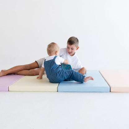Safety and Comfort 5 Mat Set - Pastel
