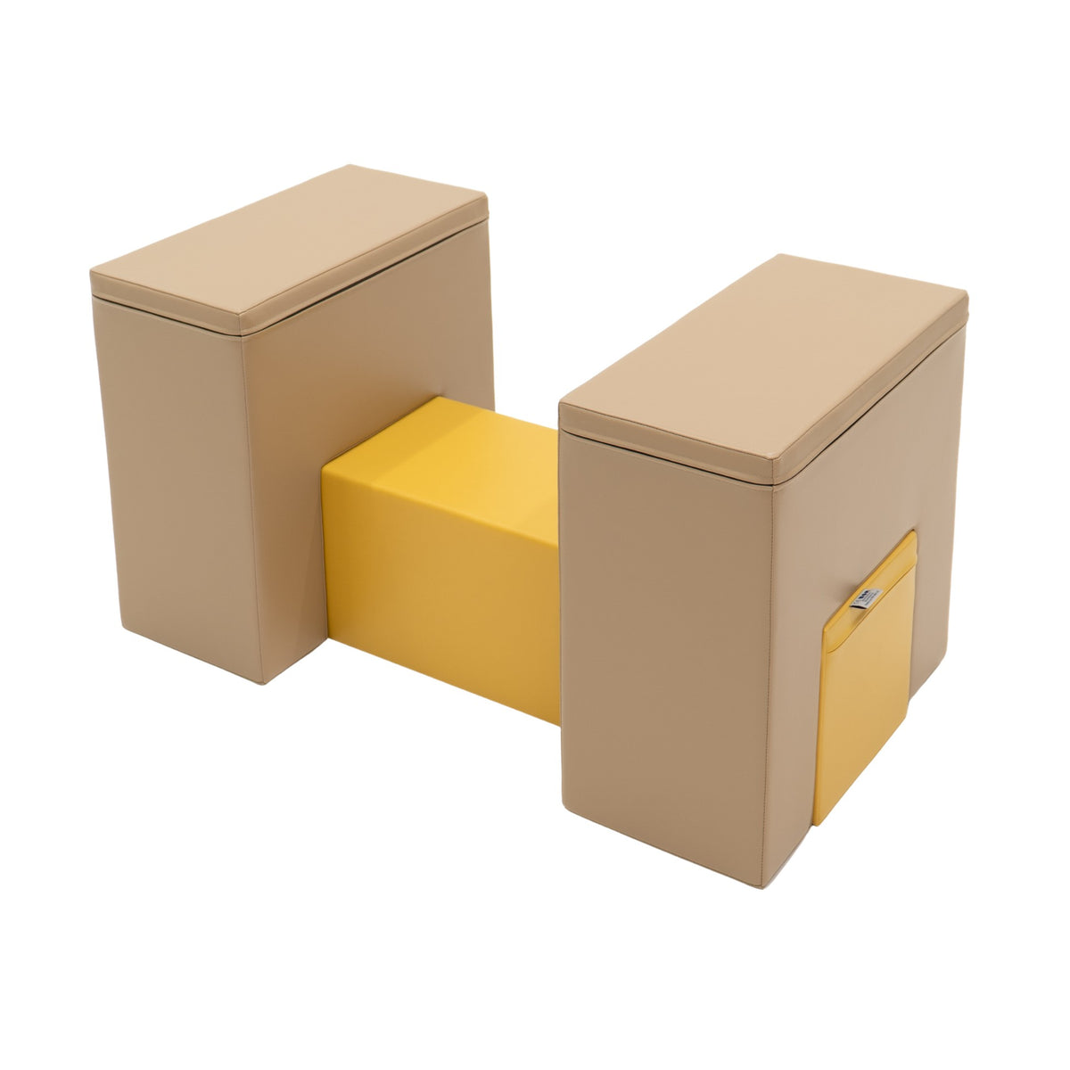 Soft Play Activity Set Balance Bridge - Beige & Honey