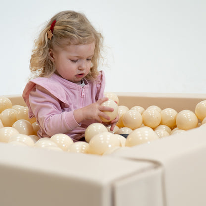 Soft Play Ball Pit Balls 500pc - Beige