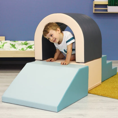 Soft Play Set Tunnel - Pastel