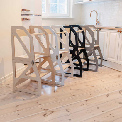 Transformable Kitchen Tower - Modustep and High Chair Combo