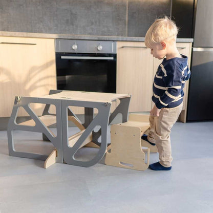 Transformable Kitchen Tower - Securestep and high chair combo